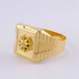 Cardinal Star Signet Ring 3.2g / T10 1/4 Yellow Gold 18K
