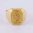 Signet Ring Weight 3.8g / Size 9 Yellow Gold 18K