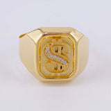 Signet Ring Weight 3.8g / Size 9 Yellow Gold 18K