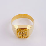 Signet Ring Weight 3.95g / Size 10 3/4 Yellow Gold 18K