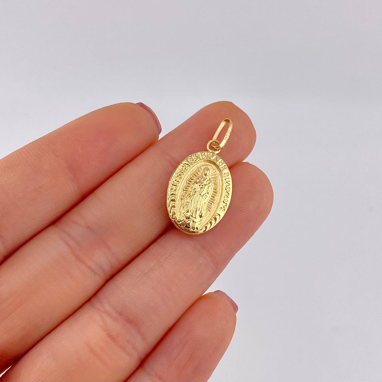 Dije Virgen Guadalupe 1.15g / 3/4 in Oro Amarillo 18K