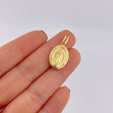 Dije Virgen de Guadalupe 1.2g / 1 in Oro Amarillo 18K