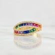 Cross Channel Ring 4.45g / T7 Yellow Gold 18K