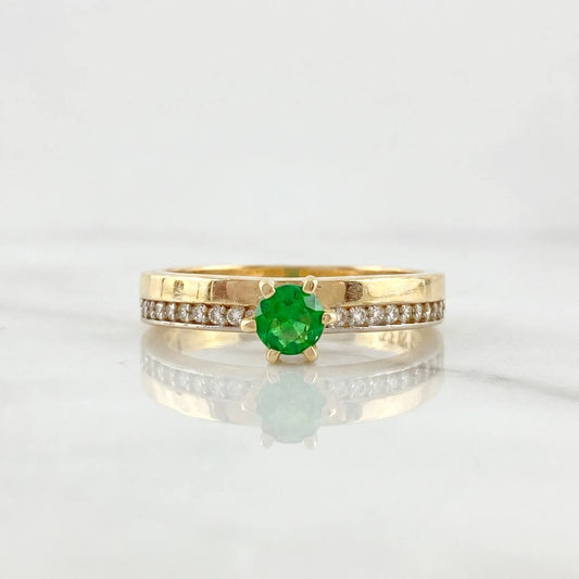 Anillo Solitario Churumbela 2.65g / T6 3/4 Oro Amarillo 18K