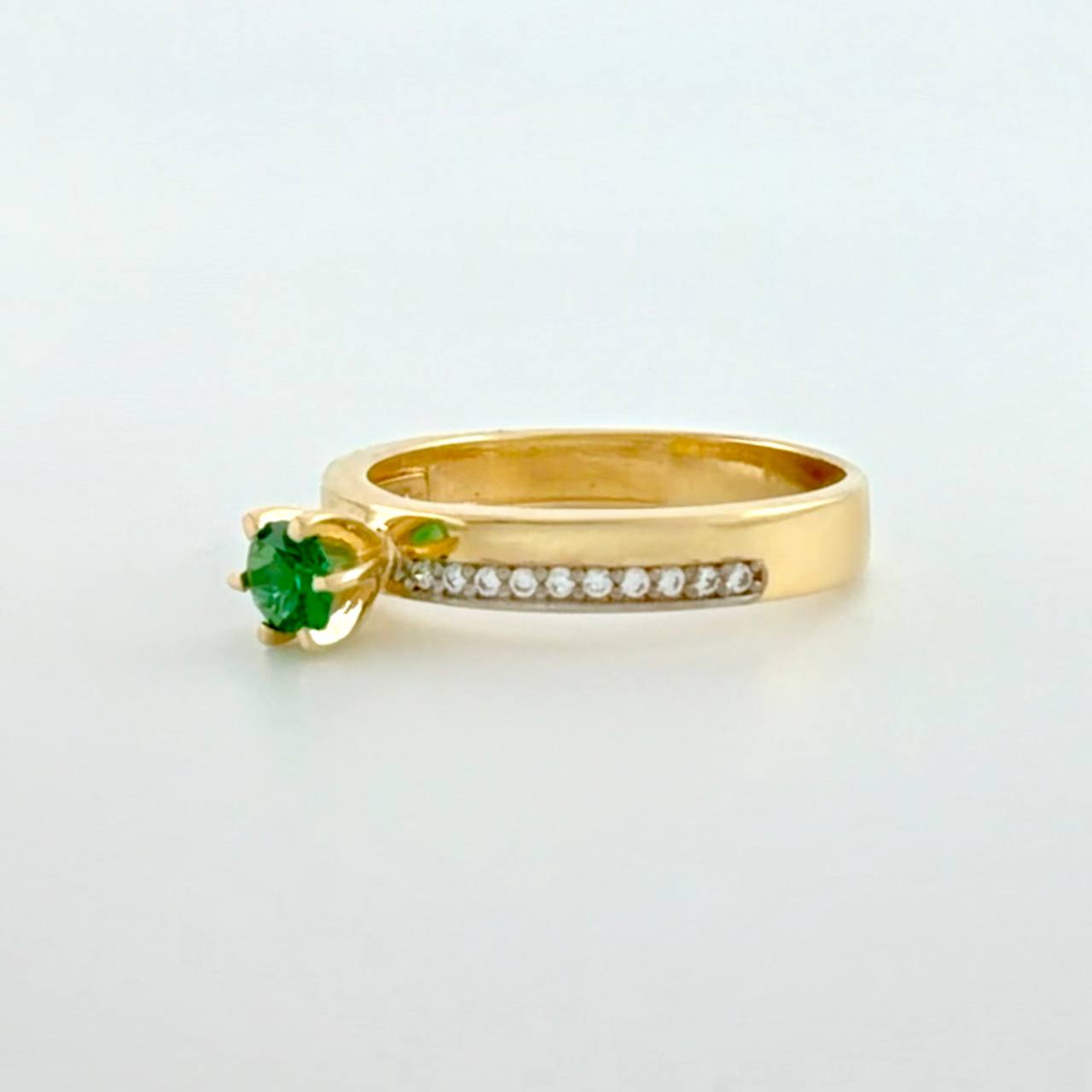 Solitaire Churumbela Ring 2.65g / T6 3/4 Yellow Gold 18K