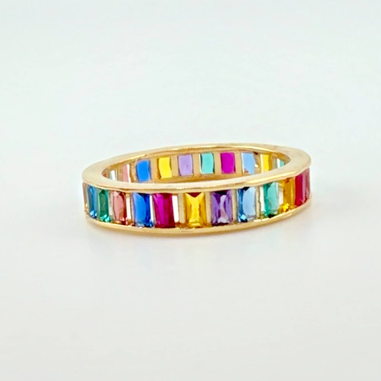 Anillo Carril Tupido 2g / T5 1/4 Oro Amarillo 18K