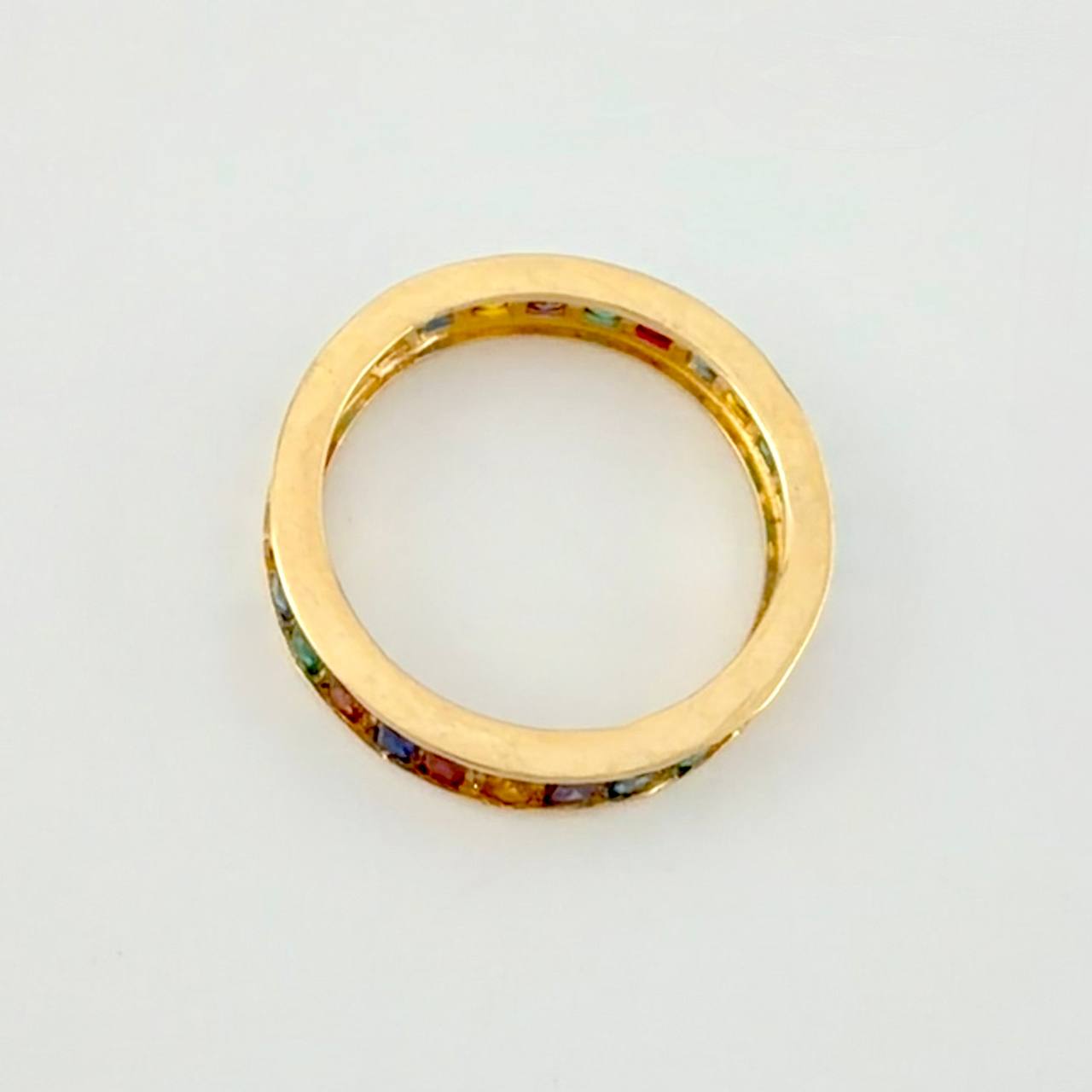 Anillo Carril Tupido 2g / T5 1/4 Oro Amarillo 18K