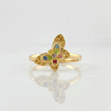 Anillo Mariposa 2.05g / T6 1/2 Oro Amarillo 18K