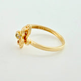 Anillo Mariposa 2.05g / T6 1/2 Oro Amarillo 18K