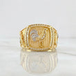 Anillo Gallo Armado 10g / T9 3/4 Oro Amarillo 18K
