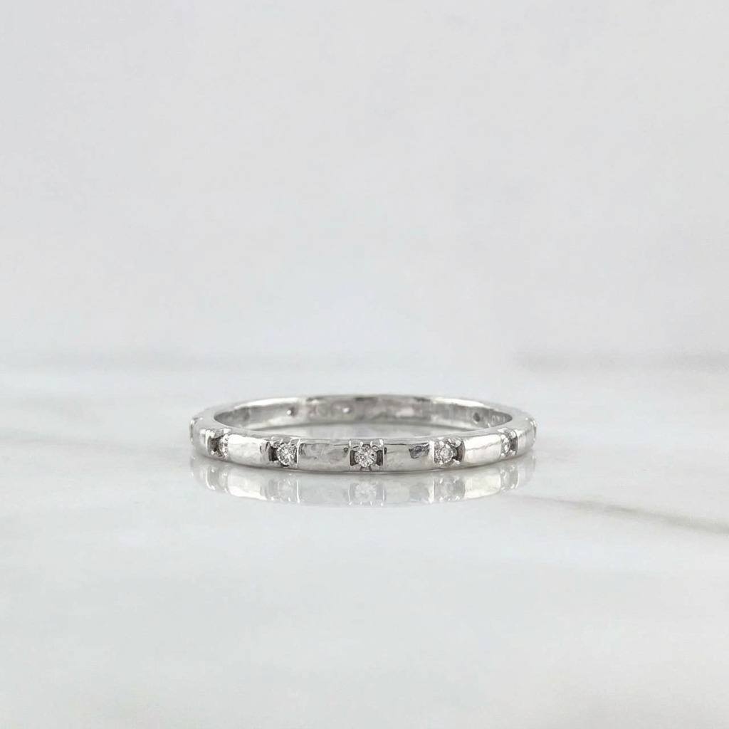 Churumbela Ring Cubic Zirconia 1.55g / T6 White Gold 18K