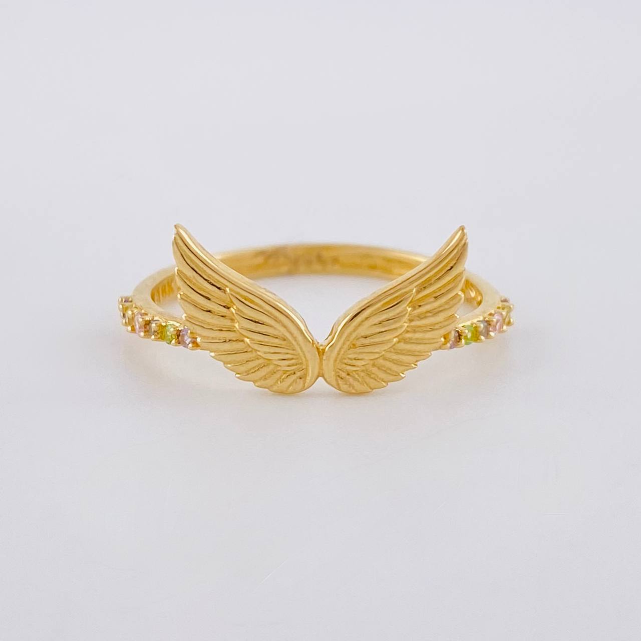 Angel Wings Ring 1.4g / T6 Yellow Gold 18K