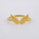 Angel Wings Ring 1.4g / T6 Yellow Gold 18K