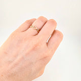 Cuban Ring 1.7g / T5 1/4 Yellow Gold 18K