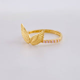 Angel Wings Ring 1.3g / Size 4 3/4 Yellow Gold 18K