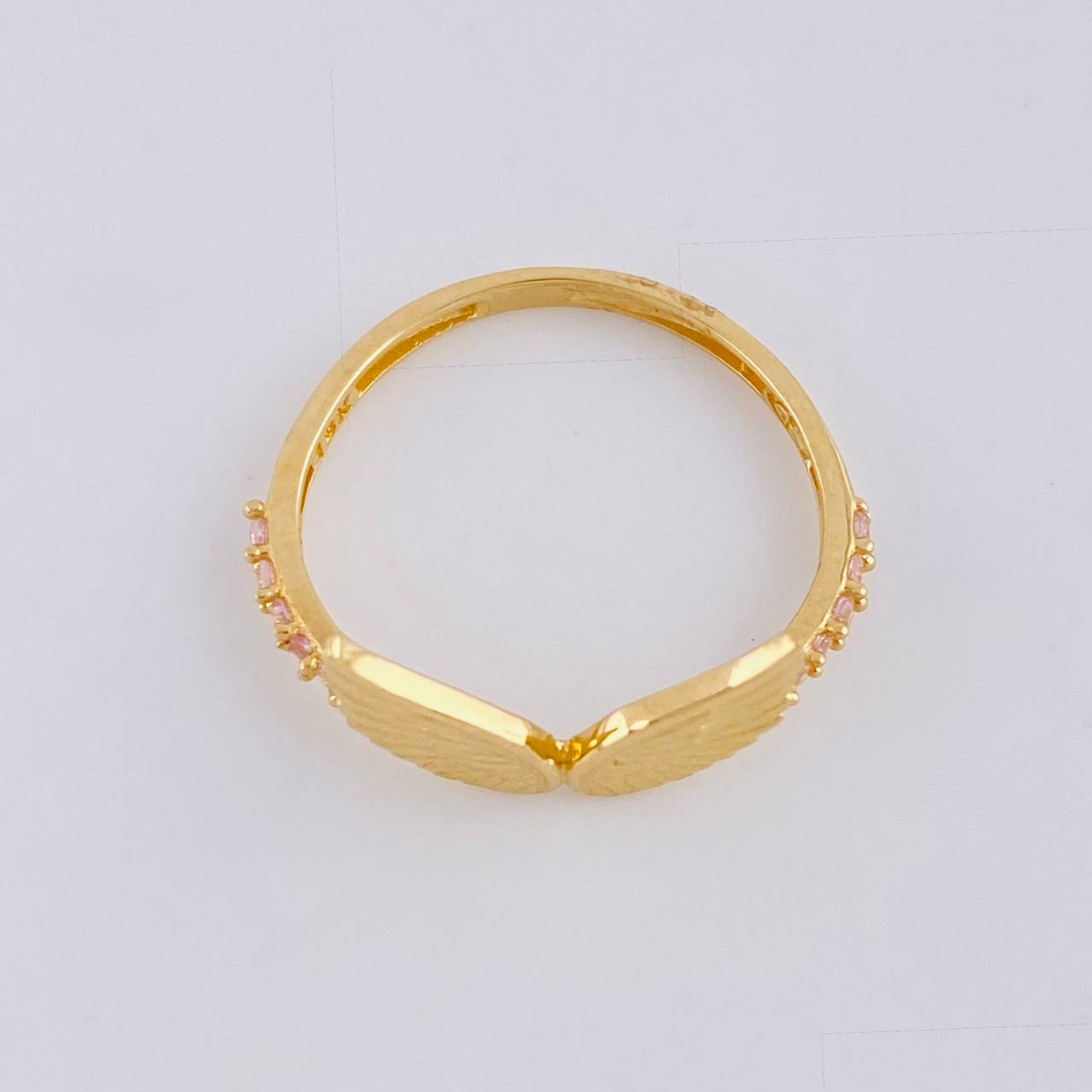 Angel Wings Ring 1.3g / Size 4 3/4 Yellow Gold 18K