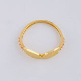 Angel Wings Ring 1.3g / Size 4 3/4 Yellow Gold 18K