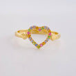 Heart Silhouette Ring 1.7g / T7 Yellow Gold 18K