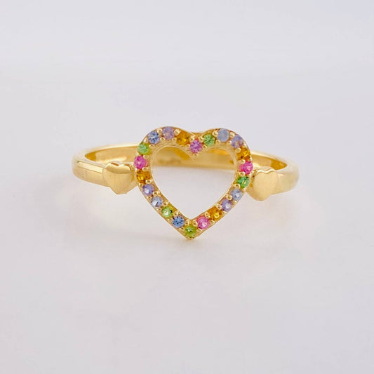 Heart Silhouette Ring 1.7g / T7 Yellow Gold 18K