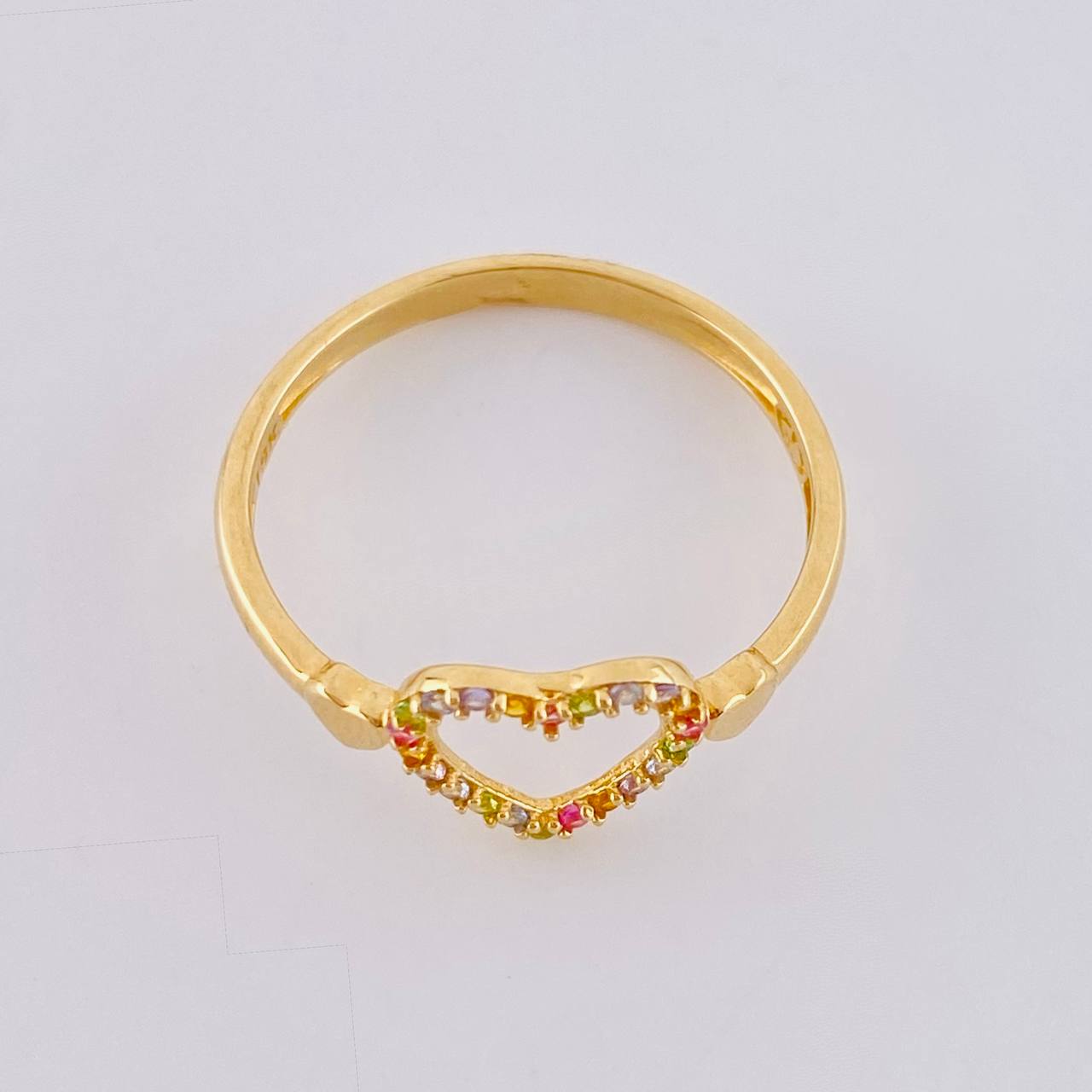 Heart Silhouette Ring 1.7g / T7 Yellow Gold 18K