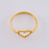 Heart Silhouette Ring 1.7g / T7 Yellow Gold 18K