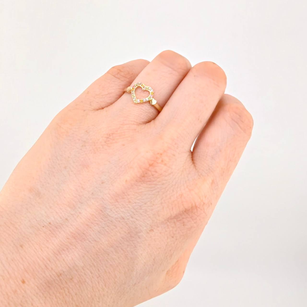 Heart Silhouette Ring 1.7g / T7 Yellow Gold 18K