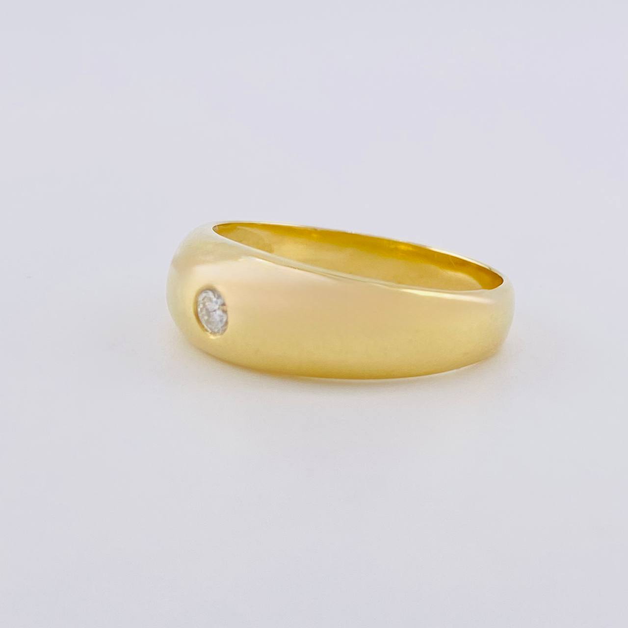 Solitaire Spark Ring 3.55g / T6 1/2 Yellow Gold 18K
