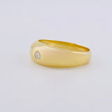 Solitaire Spark Ring 3.55g / T6 1/2 Yellow Gold 18K