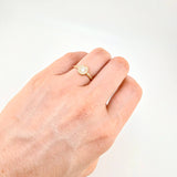 Halo Basket Ring 2.15g / T5 3/4 Yellow Gold 18K