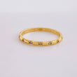Churumbela Ring with Cubic Zirconia 1.4g / Size 6 Yellow Gold 18K