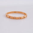 Churumbela Ring with Cubic Zirconia 1.5g / Size 6 Rose Gold 18K