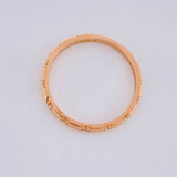 Churumbela Ring with Cubic Zirconia 1.5g / Size 6 Rose Gold 18K