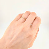 Churumbela Ring Cubic Zirconia 1.45g / Size 6 1/4 Yellow Gold 18K