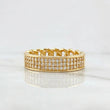 Cuban Ring Half Dense 3.7g / T7 3/4 Yellow Gold 18K