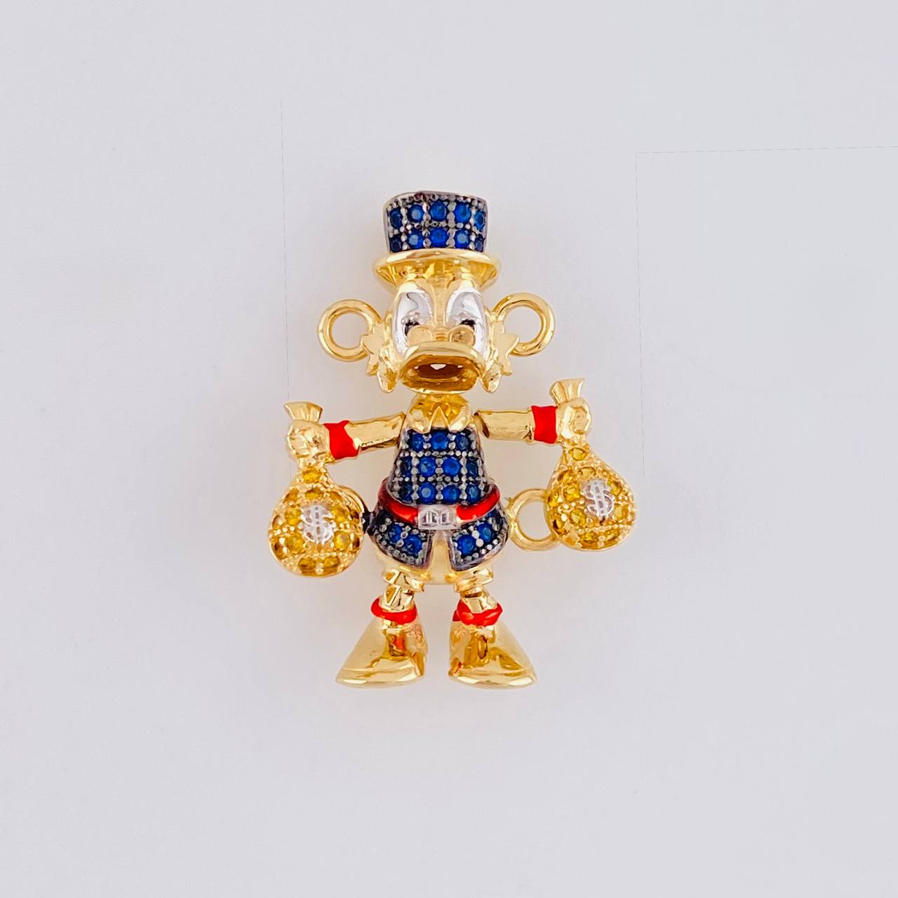 Charm Duck Money Bags 5.55g / 1 in 18K Yellow Gold