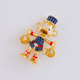Charm Duck Money Bags 5.55g / 1 in 18K Yellow Gold