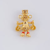 Charm Duck Money Bags 5.55g / 1 in 18K Yellow Gold