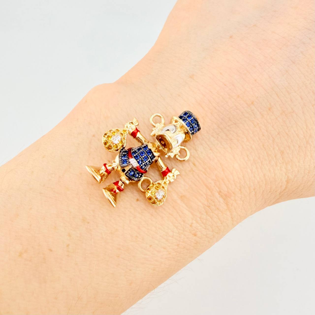 Charm Duck Money Bags 5.55g / 1 in 18K Yellow Gold