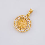 Dije San Benito Móvil 2g / 3/4 in Oro Amarillo 18K