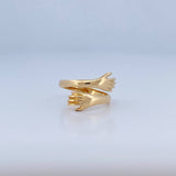 Hug Ring 3.35gr / Size 6 / 18K Gold $