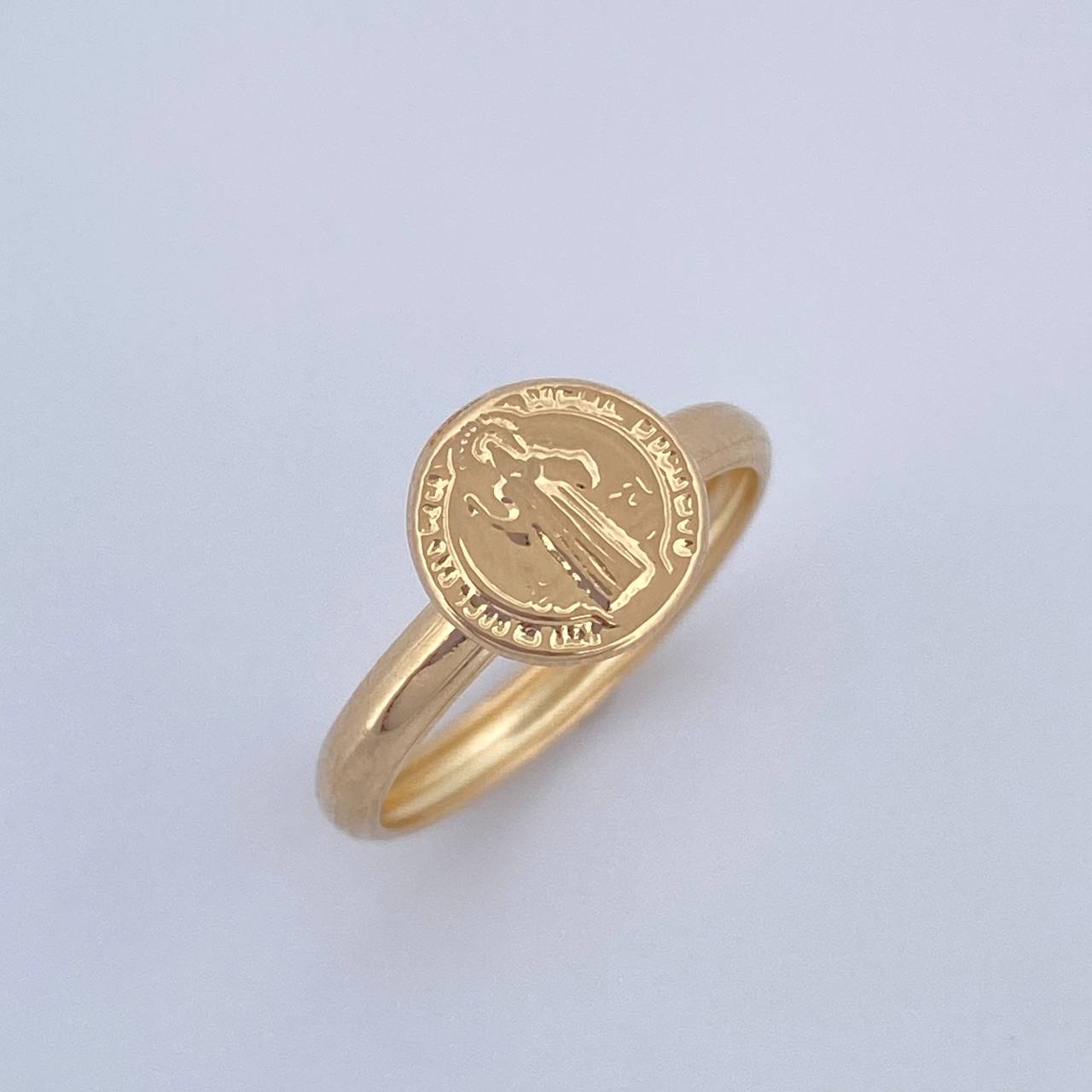 San Benito Ring 1.05gr / Size 4 3/4 / 18K Gold $