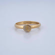 Half Circle Ring 1.05gr / Size 5 3/4 / 18K Gold $