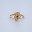 Rose Ring 1.45gr / Size 6 3/4 / 18K Gold $