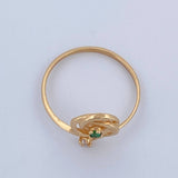 Rose Ring 1.45gr / Size 6 3/4 / 18K Gold $