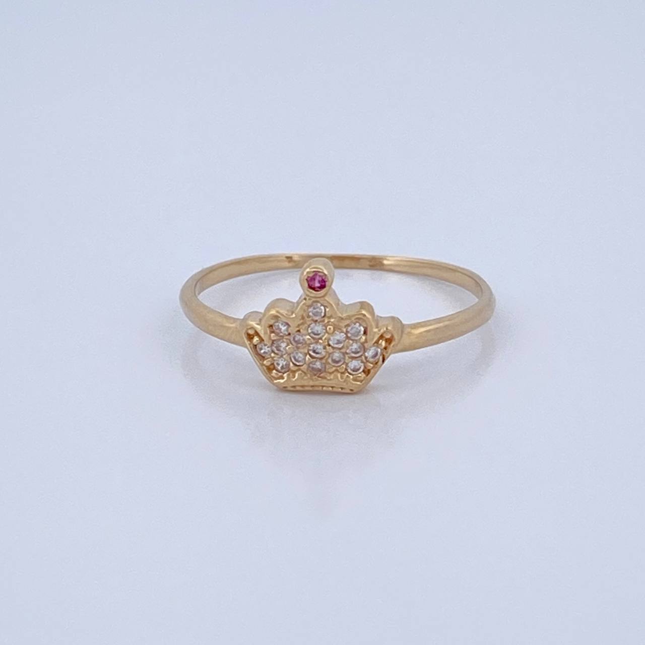 Royal Crown Ring 1.45gr / Size 7 1/4 / 18K Gold $