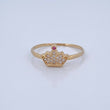 Royal Crown Ring 1.45gr / Size 7 1/4 / 18K Gold $