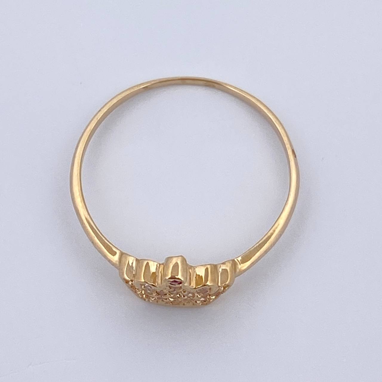 Royal Crown Ring 1.45gr / Size 7 1/4 / 18K Gold $