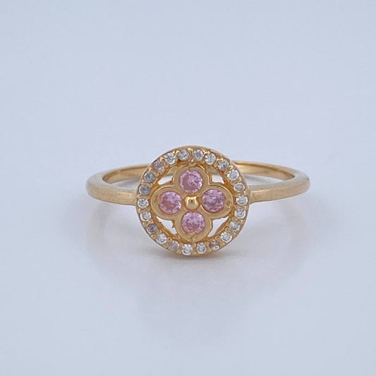 Flower Ring 2.8gr / Size 7 1/4 / 18K Gold $
