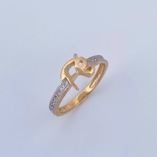 Anillo Fe 2.25gr / T6 1/4 / Oro 18K $