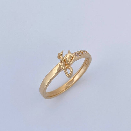 Anillo Fe 1.85gr / T5 3/4 / Oro 18K $